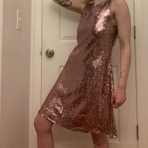 Speechless Pink Sequin Dress